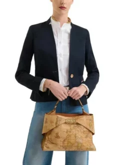 ALVIERO MARTINI PRIMA CLASSE DEA Borsa A Mano, Con Tracolla, In Pelle -borsa alla moda negozio alviero martini prima classe dea borsa a mano con tracolla in pelle naturale 191698943714 2