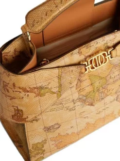 ALVIERO MARTINI PRIMA CLASSE DEA Borsa A Mano, Con Tracolla, In Pelle -borsa alla moda negozio alviero martini prima classe dea borsa a mano con tracolla in pelle naturale 191698943714 3