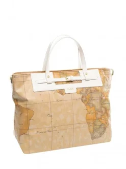 ALVIERO MARTINI PRIMA CLASSE SELENE SOFT Borsa A Mano -borsa alla moda negozio alviero martini prima classe selene soft borsa a mano bianco cotone 193902032733 2