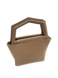 ANNA VIRGILI SQUARE Borsa A Mano In Pelle Saffiano