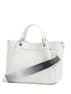 ARMANI EXCHANGE A|X Borsa A Mano Con Tracolla -borsa alla moda negozio armani exchange a x borsa a mano con tracolla bianco 8053616517174 3