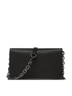 ARMANI EXCHANGE A|X CHAIN Mini Bag Con Porta Airpods -borsa alla moda negozio armani exchange a x chain mini bag con porta airpods nero 8053616387999 2