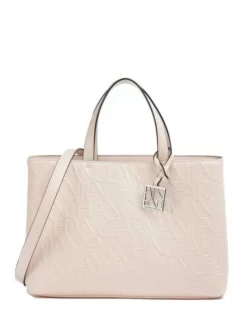 ARMANI EXCHANGE Shopper A Mano, Con Tracolla -borsa alla moda negozio armani exchange shopper a mano con tracolla nude 8053616181436 3