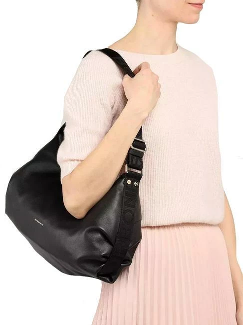 BORBONESE CLOUDETTE Borsa Morbida In Pelle 3 BORBONESE CLOUDETTE Borsa Morbida In Pelle - immagine 3