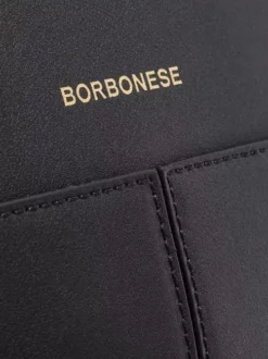 BORBONESE HOBO MEDIUM Borsa In Pelle A Spalla -borsa alla moda negozio borbonese hobo medium borsa in pelle a spalla nero 8053363486914 3