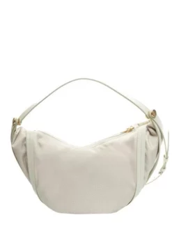 BORBONESE NEW ORBIT NYLON OP Borsa A Spalla Con Tracolla -borsa alla moda negozio borbonese new orbit nylon op borsa a spalla con tracolla gesso 8053363511562 4