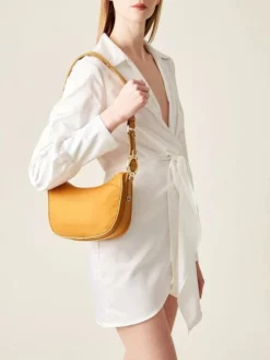 BORBONESE NYLON Borsa Luna Piccola 11 BORBONESE NYLON Borsa Luna Piccola -borsa alla moda negozio borbonese nylon borsa luna piccola miele 8053363507633 5