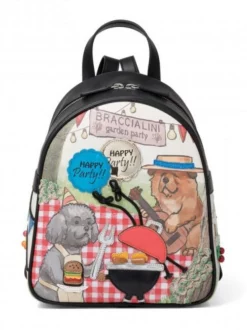 BRACCIALINI ALLROUND Zaino -borsa alla moda negozio braccialini allround zaino fantasia 8052991188009 2