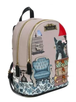 BRACCIALINI ALLROUND Zaino Tondo 11 BRACCIALINI ALLROUND Zaino Tondo -borsa alla moda negozio braccialini allround zaino tondo fantasia 8052991218270 5