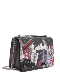 BRACCIALINI CARTOLINE LONDON Borsa A Tracolla 7 BRACCIALINI CARTOLINE LONDON Borsa A Tracolla -borsa alla moda negozio braccialini cartoline london borsa a tracolla fantasia 8052991218300 2