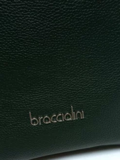 BRACCIALINI CHARLIZE Borsa A Spalla In Pelle -borsa alla moda negozio braccialini charlize borsa a spalla in pelle verde 8052991203733 2