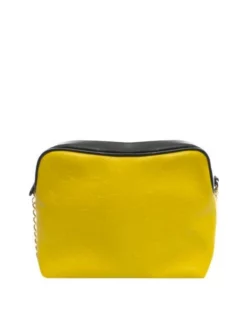 BRACCIALINI LOLA Borsetta A Tracolla, In Pelle -borsa alla moda negozio braccialini lola borsetta a tracolla in pelle giallo 8052991124182 4