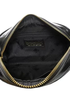 BRACCIALINI LOLA Pochette In Pelle Con Polsierina -borsa alla moda negozio braccialini lola pochette in pelle con polsierina nero 8052991129347 3