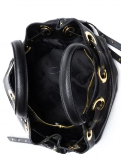 BRACCIALINI MARGOT Borsa A Mano In Pelle Con Tracolla 7 BRACCIALINI MARGOT Borsa A Mano In Pelle Con Tracolla -borsa alla moda negozio braccialini margot borsa a mano in pelle con tracolla nero 8052991203801 2