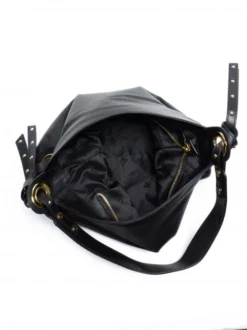 BRACCIALINI MARGOT Borsa Hobo In Pelle -borsa alla moda negozio braccialini margot borsa hobo in pelle nero 8052991203849 2