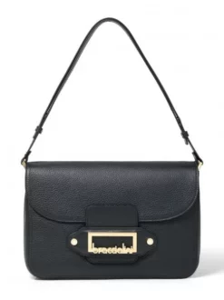 BRACCIALINI NICOLE Borsa A Spalla In Pelle -borsa alla moda negozio braccialini nicole borsa a spalla in pelle nero dollaro 8052991151430 3