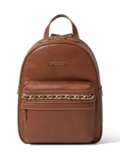 BRACCIALINI NORA Zaino In Pelle 7 BRACCIALINI NORA Zaino In Pelle -borsa alla moda negozio braccialini nora zaino in pelle marrone 8052991206482 3