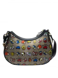 BRACCIALINI TEMINI Borsa A Spalla Trasparente 7 BRACCIALINI TEMINI Borsa A Spalla Trasparente -borsa alla moda negozio braccialini temini borsa a spalla trasparente gum nero 8052991106836 2