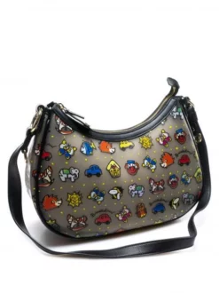 BRACCIALINI TEMINI Borsa A Spalla Trasparente 9 BRACCIALINI TEMINI Borsa A Spalla Trasparente -borsa alla moda negozio braccialini temini borsa a spalla trasparente gum nero 8052991106836 4