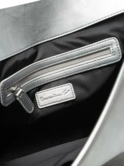 BRACCIALINI TUA STRAP Borsa A Mano Con Tracolla -borsa alla moda negozio braccialini tua strap borsa a mano con tracolla argento borchie 8052991098117 4