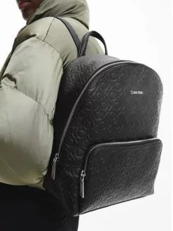CALVIN KLEIN CAMPUS EMBOSSED Zaino