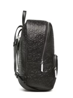 CALVIN KLEIN CAMPUS EMBOSSED Zaino -borsa alla moda negozio calvin klein campus embossed zaino ckblack 8719856921323 3