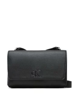 CALVIN KLEIN CK JEANS MINIMAL MONOGRAM Borsa Con Flap A Tracolla 6 CALVIN KLEIN CK JEANS MINIMAL MONOGRAM Borsa Con Flap A Tracolla -borsa alla moda negozio calvin klein ck jeans minimal monogram borsa con flap a tracolla black 8720107700796 2