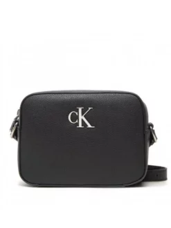 CALVIN KLEIN CK JEANS MINIMAL MONOGRAM Camera Bag A Tracolla -borsa alla moda negozio calvin klein ck jeans minimal monogram camera bag a tracolla black 8719856716516 2