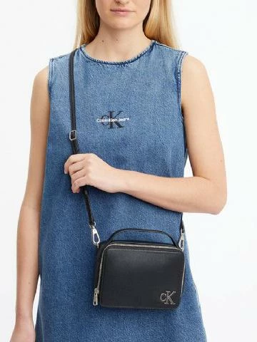 CALVIN KLEIN CK JEANS MONOGRAM Borsa Mini Con Tracolla 1 CALVIN KLEIN CK JEANS MONOGRAM Borsa Mini Con Tracolla