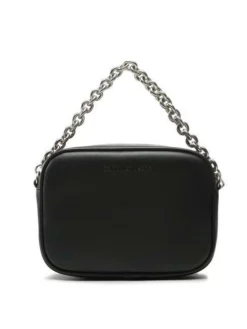 CALVIN KLEIN CK JEANS SCULPTED CHAIN Borsa Mini Tracolla -borsa alla moda negozio calvin klein ck jeans sculpted chain borsa mini tracolla black 8720107639423 2