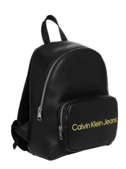 CALVIN KLEIN CK JEANS SCULPTED MONO Zaino -borsa alla moda negozio calvin klein ck jeans sculpted mono zaino black fashion black 8720107701250 2