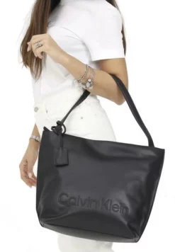 CALVIN KLEIN CK SET Borsa A Spalla -borsa alla moda negozio calvin klein ck set borsa a spalla ckblack 8719856920869 3
