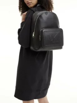 CALVIN KLEIN SCULPTED CAMPUS PIPPING Zaino 9 CALVIN KLEIN SCULPTED CAMPUS PIPPING Zaino -borsa alla moda negozio calvin klein sculpted campus pipping zaino black 8719856986919 3