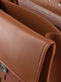 COCCINELLE AMBRINE Borsa A Mano Doppia -borsa alla moda negozio coccinelle ambrine borsa a mano doppia tan 8059978249128 5