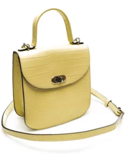 COCCINELLE GREEZ CROCO MIni Bag In Pelle