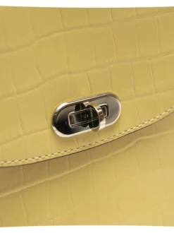 COCCINELLE GREEZ CROCO MIni Bag In Pelle -borsa alla moda negozio coccinelle greez croco mini bag in pelle soap 8059978184764 4