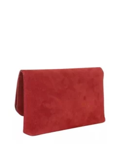 COCCINELLE RIZZO SUEDE Pochette In Camoscio -borsa alla moda negozio coccinelle rizzo suede pochette in camoscio polish red 8059978186041 2