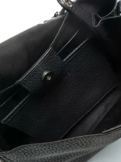 ERMANNO SCERVINO EBA SOFT Borsa Con Manico Intrecciato -borsa alla moda negozio ermanno scervino eba soft borsa con manico intrecciato black 8051978399322 3