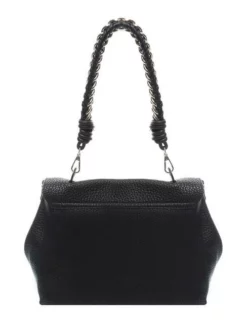 ERMANNO SCERVINO EBA SOFT Borsa Con Manico Intrecciato -borsa alla moda negozio ermanno scervino eba soft borsa con manico intrecciato black 8051978399322 4