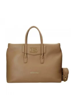 ERMANNO SCERVINO NOVA Borsa A Mano Con Tracolla -borsa alla moda negozio ermanno scervino nova borsa a mano con tracolla fango 8051978384427 2