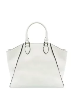 ERMANNO SCERVINO OLGA PLAIN Borsa Tote A Mano -borsa alla moda negozio ermanno scervino olga plain borsa tote a mano off white 8051978408857 3