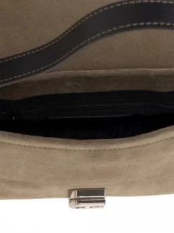 FURLA CHARLOTTE Borsa A Spalla In Suede 8 FURLA CHARLOTTE Borsa A Spalla In Suede -borsa alla moda negozio furla charlotte borsa a spalla in suede salvia marmo c nero 8050597206264 3