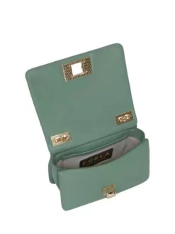 FURLA LULU Borsa A Tracolla Pelle Vitello -borsa alla moda negozio furla lulu borsa a tracolla pelle vitello mineral green 8050597311210 2