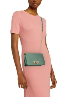 FURLA LULU Borsa A Tracolla Pelle Vitello -borsa alla moda negozio furla lulu borsa a tracolla pelle vitello mineral green 8050597311210 5