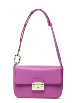 FURLA METROPOLIS Borsa A Spalla Pelle Vitello -borsa alla moda negozio furla metropolis borsa a spalla pelle vitello violet 8050597257747 3