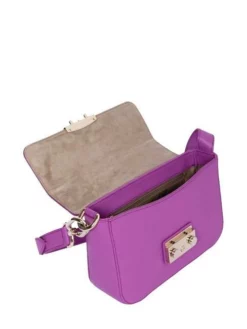 FURLA METROPOLIS Borsa A Spalla Pelle Vitello -borsa alla moda negozio furla metropolis borsa a spalla pelle vitello violet 8050597257747 5