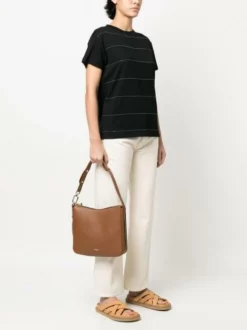 FURLA SKYE Tote Bag In Pelle -borsa alla moda negozio furla skye tote bag in pelle cognac 8050597279640 4