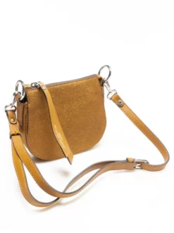 GIANNI CHIARINI ALICE Mini Bag A Spalla -borsa alla moda negozio gianni chiarini alice mini bag a spalla cognac 8057145042473 4