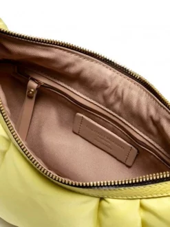 GIANNI CHIARINI BONNIE Borsa A Spalla In Pelle E Tessuto -borsa alla moda negozio gianni chiarini bonnie borsa a spalla in pelle e tessuto polline 8057145973739 3