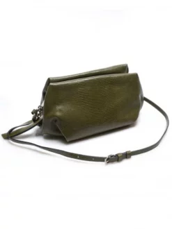 GIANNI CHIARINI COLETTE Pochette In Pelle Stampa Lucertolina -borsa alla moda negozio gianni chiarini colette pochette in pelle stampa lucertolina olive 8057145979885 2